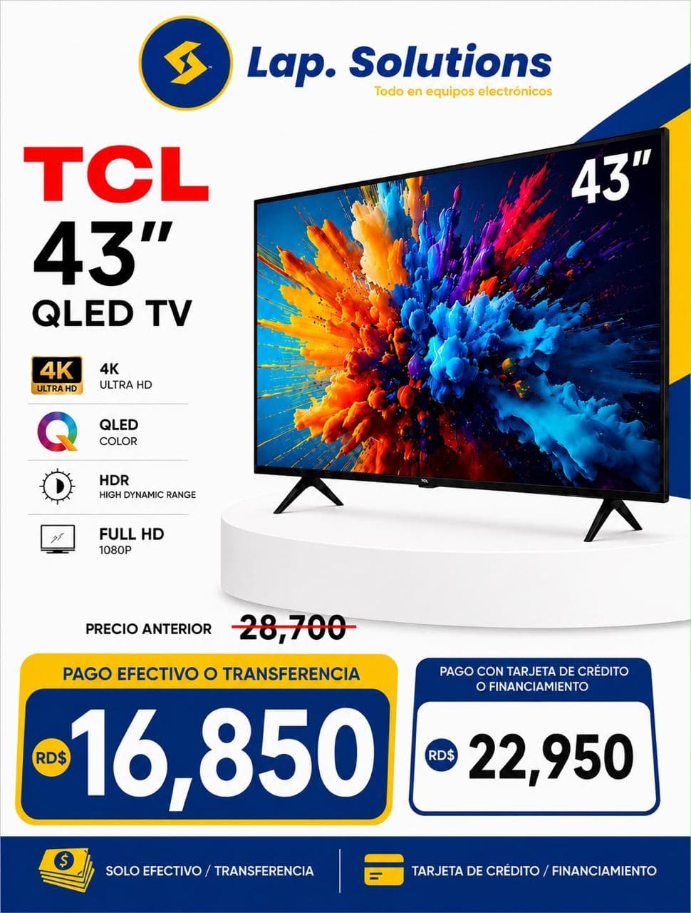 TCL 43" QLED TV